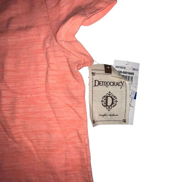 Democracy Shirt Womens XL Athletic Athleisure Workout Top Performance Loungewear - Picture 5 of 7